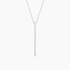 Discount Histoire d'Or Collier Whitney Argent Blanc Oxyde De Zirconium