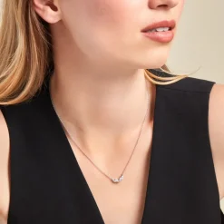 Histoire d'Or Collier Winter Sweetness Argent Blanc Oxyde De Zirconium* Colliers|Colliers