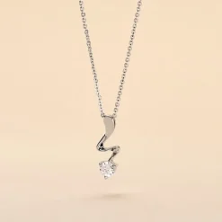 Online Histoire d'Or Collier Yedaz Argent Blanc Oxyde De Zirconium