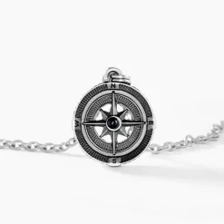 Hot Histoire d'Or Collier Yoan Acier Blanc