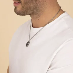 Hot Histoire d'Or Collier Yoan Acier Blanc