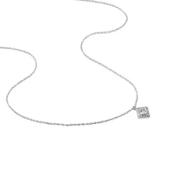 Online Histoire d'Or Collier Ysambre Argent Blanc Oxyde De Zirconium