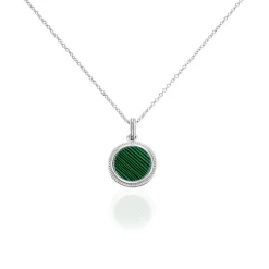 Discount Histoire d'Or Collier Zea Argent Blanc Malachite argent blanc malachite vert