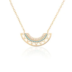 Hot Histoire d'Or Collier Zoila Plaqué Or Jaune Oxyde De Zirconium