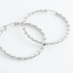 Online Histoire d'Or Creoles Antonello acier blanc