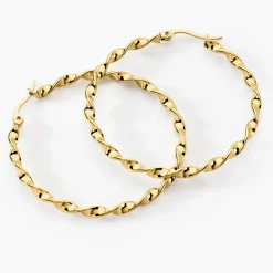 Clearance Histoire d'Or Creoles Acier Dore Antonello acier doré