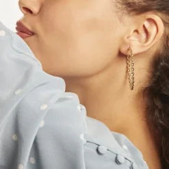 Clearance Histoire d'Or Creoles Acier Dore Antonello acier doré