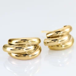 Sale Histoire d'Or Creoles Or Jaune Kahima