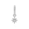 Histoire d'Or Créole Unitaire Ancelin Rondes Argent Blanc Oxyde De Zirconium* Boucles D'Oreilles|Piercings D'Oreilles