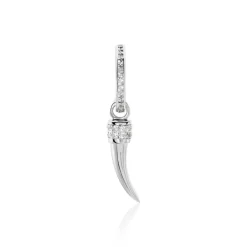 Histoire d'Or Créole Unitaire Argent Blanc Ancelin Oxydes De Zirconium* Boucles D'Oreilles|Piercings D'Oreilles
