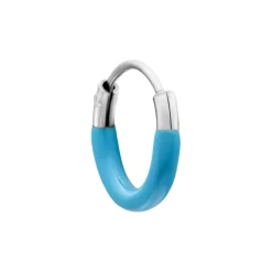 Histoire d'Or Créole Unitaire Argent Blanc Samba* Boucles D'Oreilles|Piercings D'Oreilles