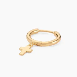 Histoire d'Or Créole Unitaire Dorian Plaqué Or Doré* Boucles D'Oreilles|Piercings D'Oreilles