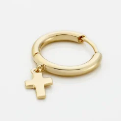 Histoire d'Or Créole Unitaire Dorian Plaqué Or Doré* Boucles D'Oreilles|Piercings D'Oreilles