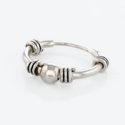 Histoire d'Or Créole Unitaire Ian Argent Blanc* Boucles D'Oreilles|Piercings D'Oreilles