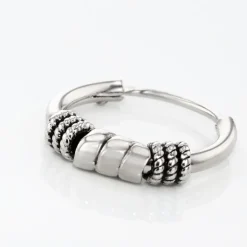 Histoire d'Or Créole Unitaire Ian Argent Blanc* Boucles D'Oreilles|Piercings D'Oreilles