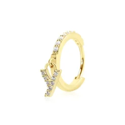 Online Histoire d'Or Créole Unitaire Léria Or Jaune Oxydes De Zirconium