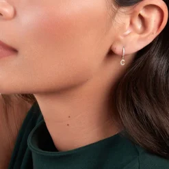 Histoire d'Or Créole Unitaire Léria Or Jaune Oxydes De Zirconium* Boucles D'Oreilles|Piercings D'Oreilles