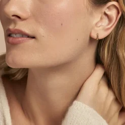 Sale Histoire d'Or Créole Unitaire Paola Plaqué Or Jaune