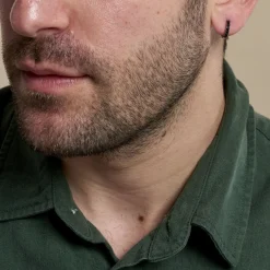 Histoire d'Or Créole Unitaire Vito Or Blanc Oxyde De Zirconium* Boucles D'Oreilles|Piercings D'Oreilles