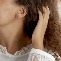 Histoire d'Or Créole Unitaire Wadim Plaqué Or Jaune* Boucles D'Oreilles|Piercings D'Oreilles