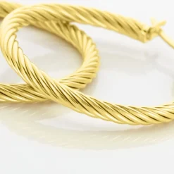 Outlet Histoire d'Or Créoles Pascau acier doré