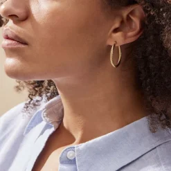 Outlet Histoire d'Or Créoles Pascau acier doré