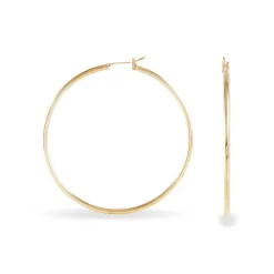 Histoire d'Or Créoles Ada Lisse Plaqué Or Jaune* Boucles D'Oreilles|Boucles D'Oreilles Fantaisie