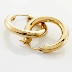 Histoire d'Or Créoles Adama Acier Jaune acier doré