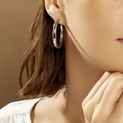 Online Histoire d'Or Créoles Amael acier blanc