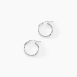 Outlet Histoire d'Or Créoles Ananas or blanc