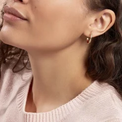 Histoire d'Or Créoles Ananas Or Jaune* Boucles D'Oreilles|Boucles D'Oreilles Créoles