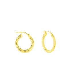 Histoire d'Or Créoles Anantha Or Jaune* Boucles D'Oreilles|Boucles D'Oreilles Créoles