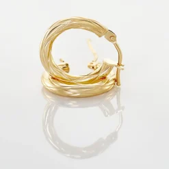 Histoire d'Or Créoles Anantha Or Jaune* Boucles D'Oreilles|Boucles D'Oreilles Créoles