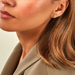 Sale Histoire d'Or Créoles Andgelina Or Jaune Oxyde De Zirconium