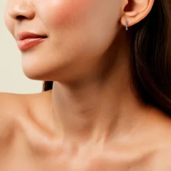 Discount Histoire d'Or Créoles Anne-Lou Argent Blanc