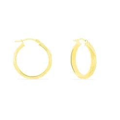 Histoire d'Or Créoles Antiope Or Jaune* Boucles D'Oreilles|Boucles D'Oreilles Créoles