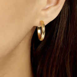 Histoire d'Or Créoles Antiope Or Jaune* Boucles D'Oreilles|Boucles D'Oreilles Créoles