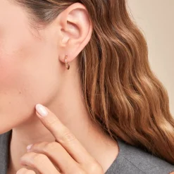 Histoire d'Or Créoles Anusha Plaqué Or Doré* Boucles D'Oreilles|Boucles D'Oreilles Fantaisie