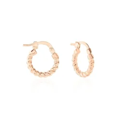 Discount Histoire d'Or Créoles Appolina Argent Rose