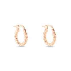 Discount Histoire d'Or Créoles Appolina Argent Rose