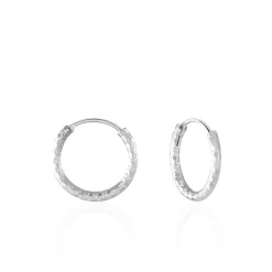 Histoire d'Or Créoles Argent Blanc Agathe* Boucles D'Oreilles|Boucles D'Oreilles Fantaisie