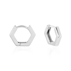 Histoire d'Or Créoles Argent Blanc Agnese* Boucles D'Oreilles|Boucles D'Oreilles Fantaisie