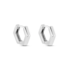 Histoire d'Or Créoles Argent Blanc Agnese* Boucles D'Oreilles|Boucles D'Oreilles Fantaisie