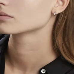 Histoire d'Or Créoles Argent Blanc Agnese* Boucles D'Oreilles|Boucles D'Oreilles Fantaisie