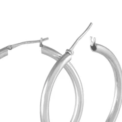 Histoire d'Or Créoles Argent Blanc Anne* Boucles D'Oreilles|Boucles D'Oreilles Fantaisie