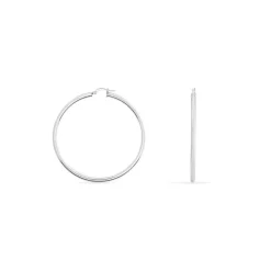 Histoire d'Or Créoles Argent Blanc Anne* Boucles D'Oreilles|Boucles D'Oreilles Créoles