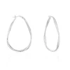 Histoire d'Or Créoles Argent Blanc Charlie* Boucles D'Oreilles|Boucles D'Oreilles Fantaisie