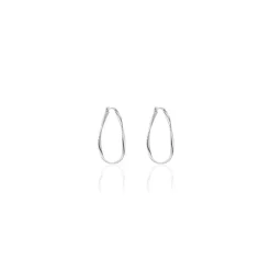Histoire d'Or Créoles Argent Blanc Charlie* Boucles D'Oreilles|Boucles D'Oreilles Fantaisie