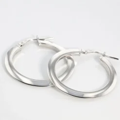 Histoire d'Or Créoles Argent Blanc Hally* Boucles D'Oreilles|Boucles D'Oreilles Fantaisie