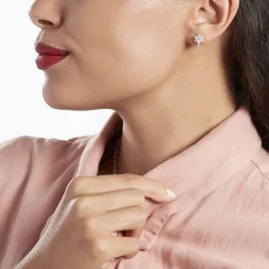 Histoire d'Or Créoles Argent Blanc Sanz Oxyde De Zirconium* Boucles D'Oreilles|Boucles D'Oreilles Fantaisie